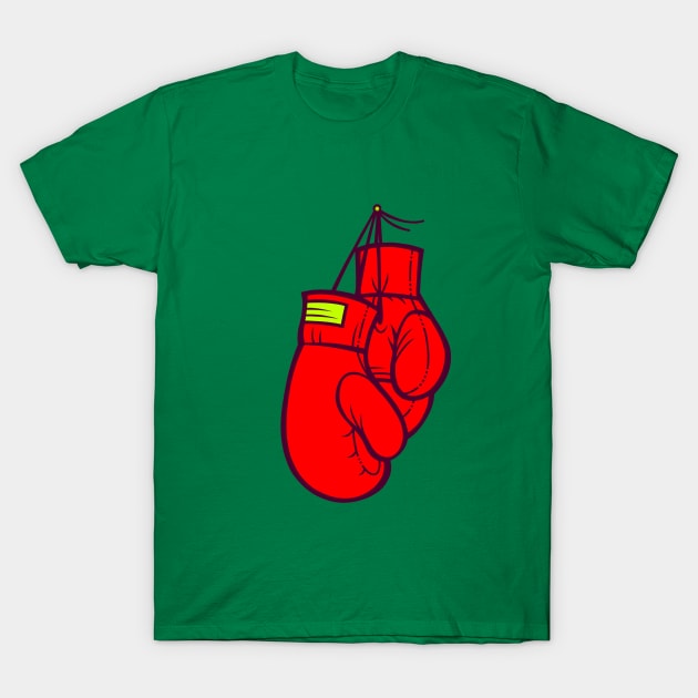 Boxing Gloves T-Shirt by ArtisticDyslexia